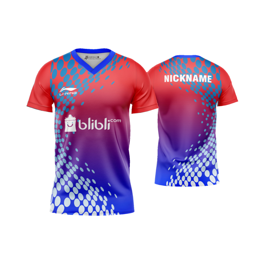 Jersey Badminton Lining Halftone - Gambar 2