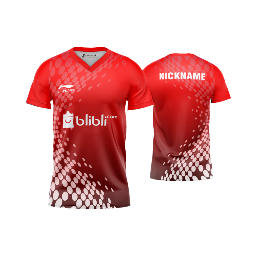 Jersey Badminton Lining Halftone - Gambar 4
