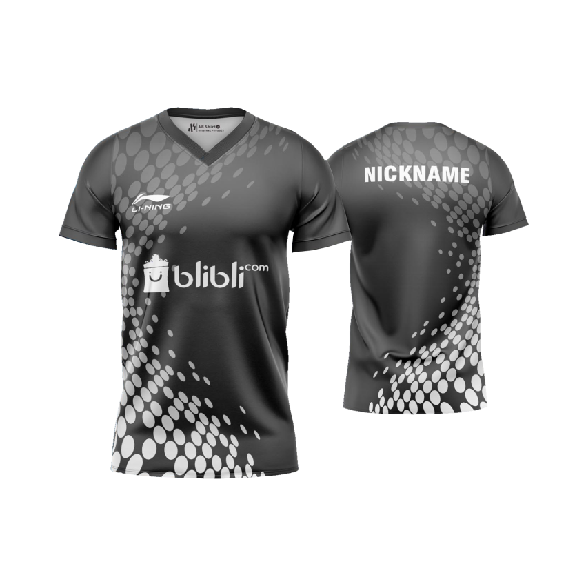 Jersey Badminton Lining Halftone - Gambar 5