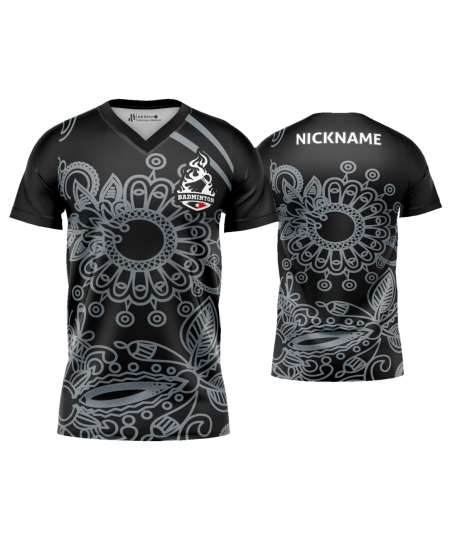 Jersey Badminton Batik Floral
