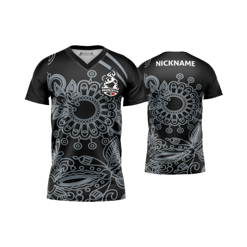 Jersey Badminton Batik Floral
