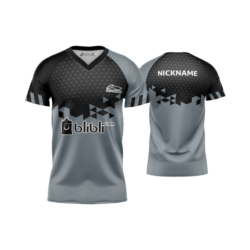Jersey Badminton Gradient Triangle - Gambar 2