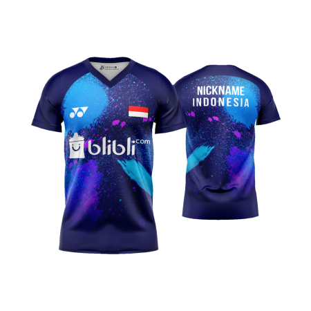 Jersey Badminton Splatter 2