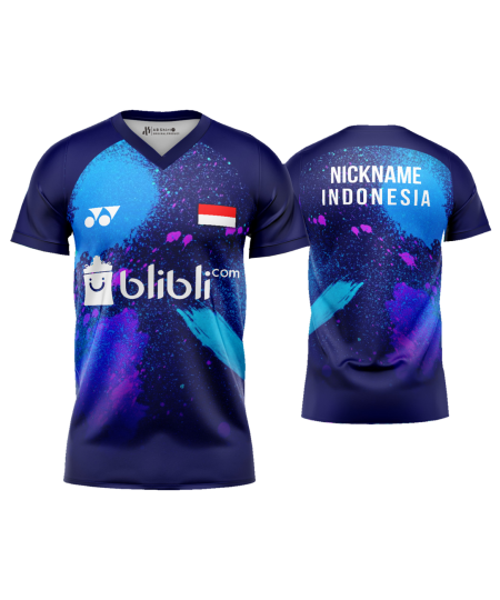 Jersey Badminton Splatter 2