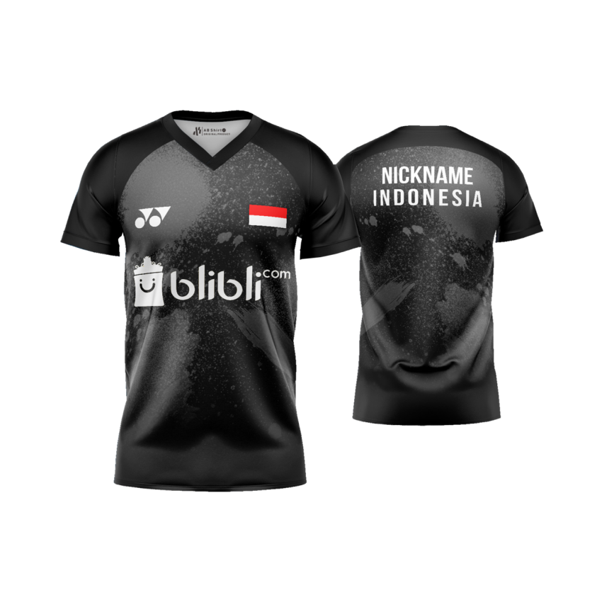 Jersey Badminton Splatter 2 - Gambar 3