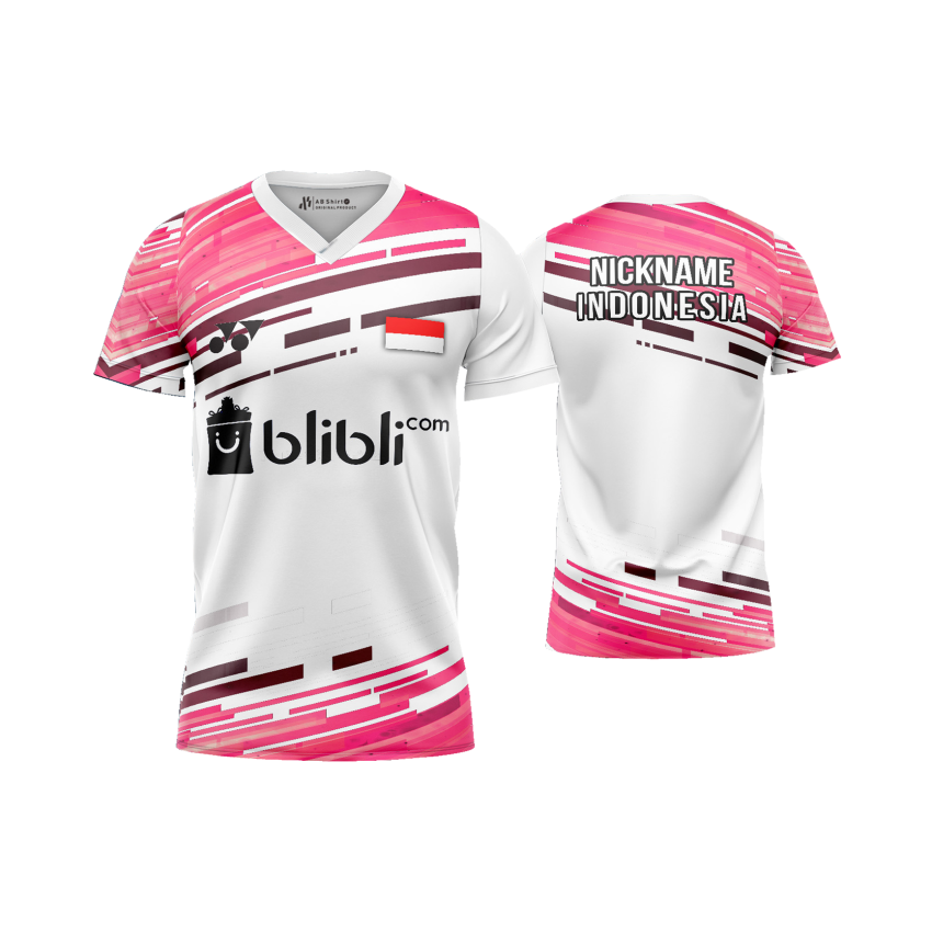 Jersey Badminton Line Square - Gambar 3