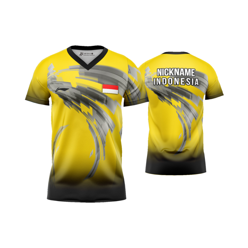 Jersey Badminton Spiral Shadow - Gambar 3