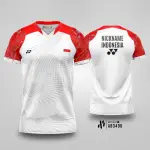 Jersey Badminton Red White