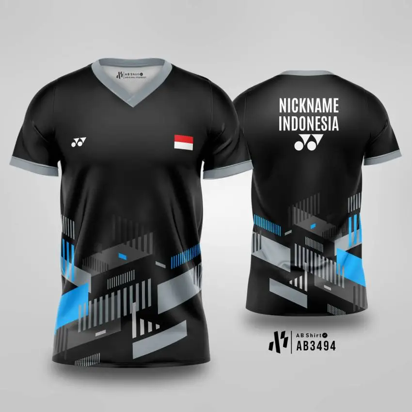 Jersey Badminton Crowded Cross - Gambar 3