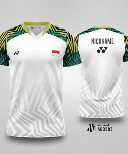 Jersey Badminton Maze Lime
