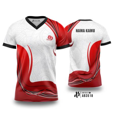 Jersey HUT RI Ke 80 AB3518