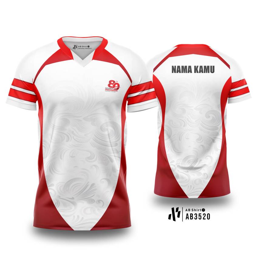 Jersey HUT RI Ke 80 AB3520