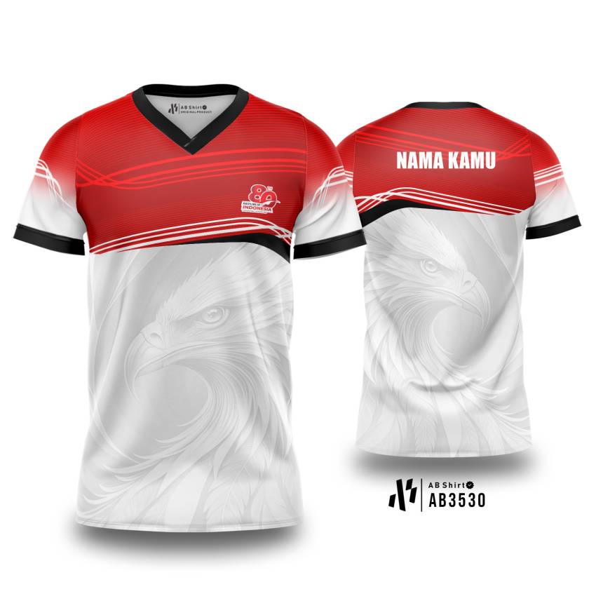Jersey HUT RI Ke 80 AB3530