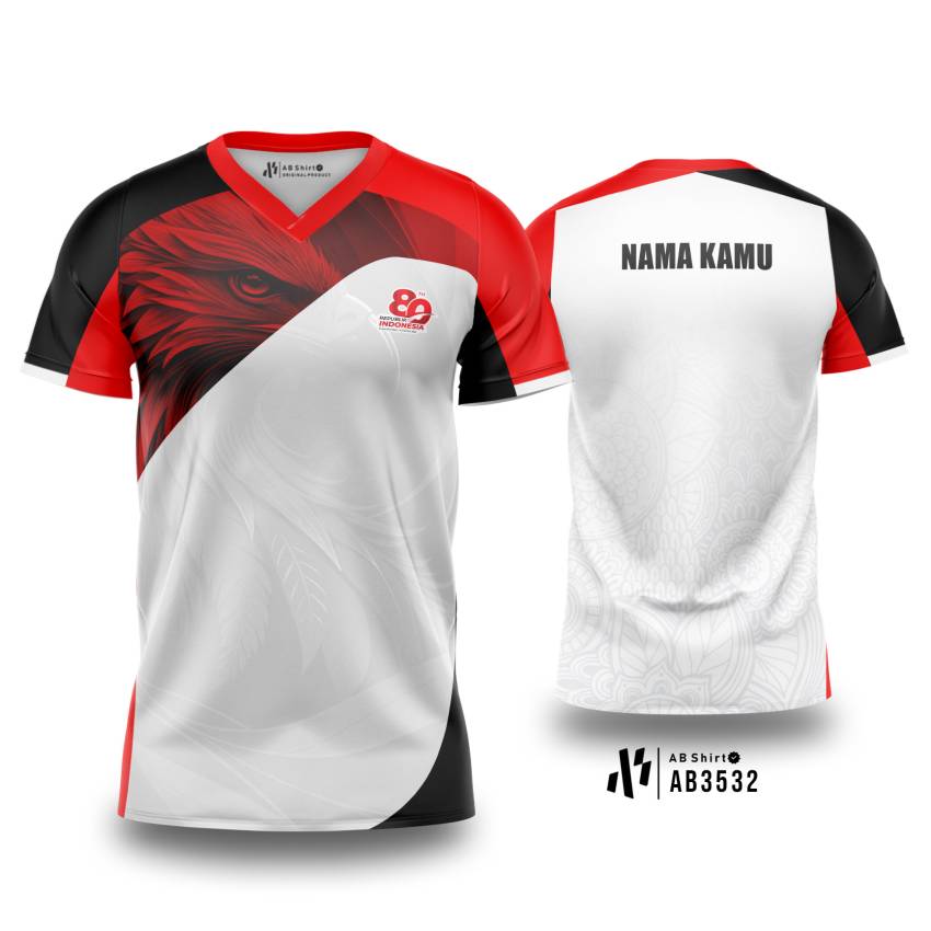 Jersey HUT RI Ke 80 AB3532