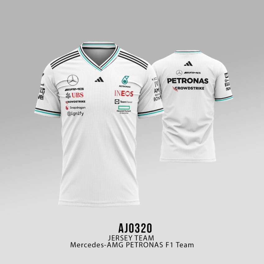 JERSEY TEAM  Mercedes-AMG PETRONAS F1 Team - WHITE