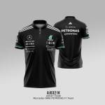 Jersey Polo TEAM Mercedes-AMG PETRONAS F1 Team - BLACK