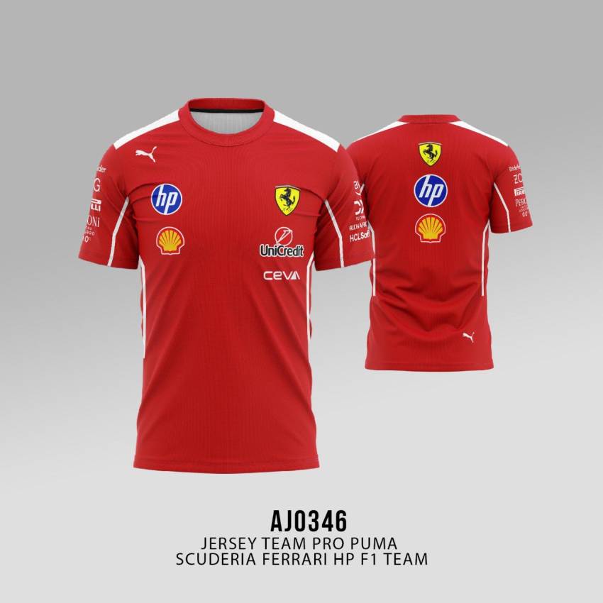 Jersey Scuderia Ferrari HP F1 Team 2025 - Gambar 3