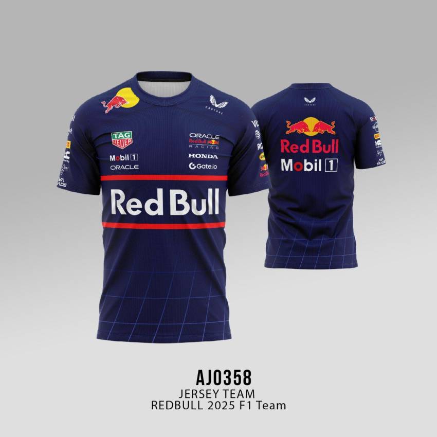 Jersey Team RedBull 2025 F1 Team Saudi Arabian GP - Gambar 3