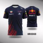 Kaos Red Bull F1 3D Cool Red Bull Oracle F1