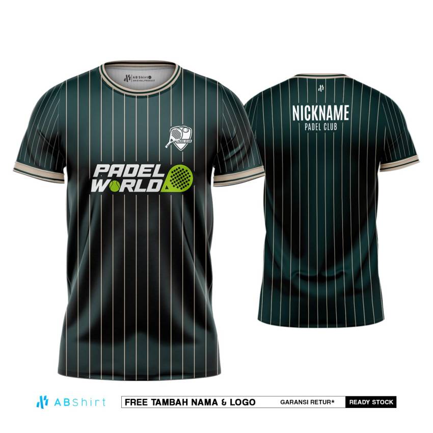 Jersey Padel Custom Thin Stripe
