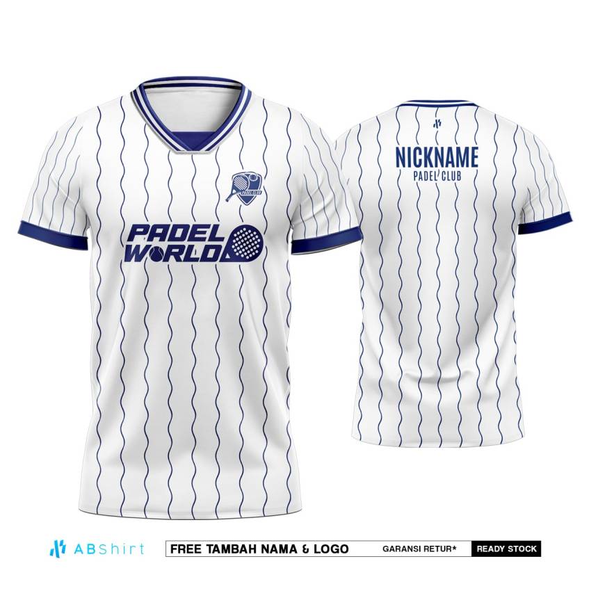 Jersey Padel Custom Curve Line - V2