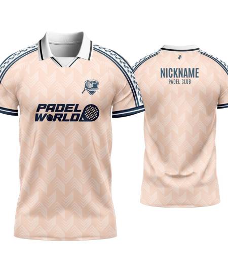 Jersey Padel Custom Peach Retro - V2