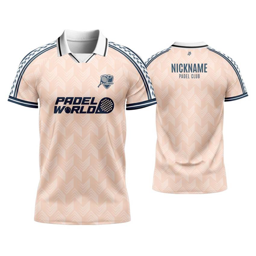 Jersey Padel Custom Peach Retro - V2