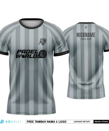 Jersey Padel Custom Grey Line