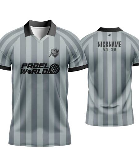 Jersey Padel Custom Grey Line - KV