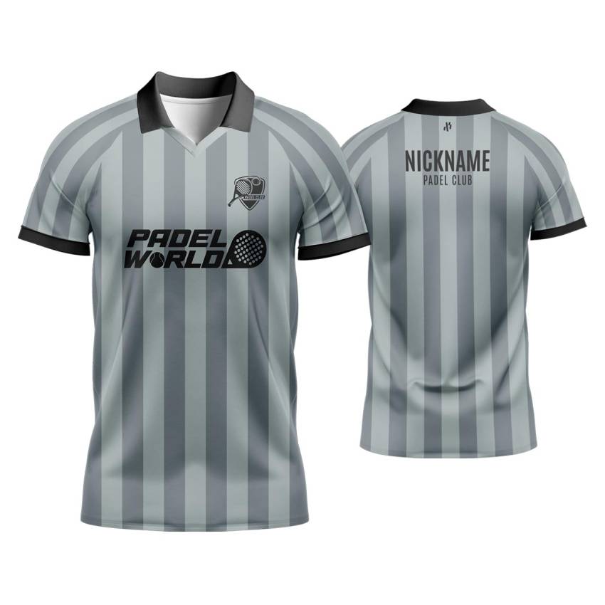 Jersey Padel Custom Grey Line - KV
