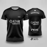 Kaos Jersey padel Team NOX Agustin Tapia 2025 - BLACK