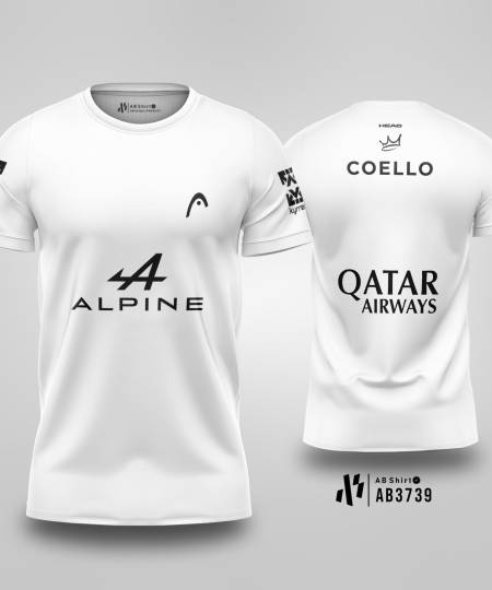 Kaos Jersey Padel Team Head Arturo Coello - WHITE