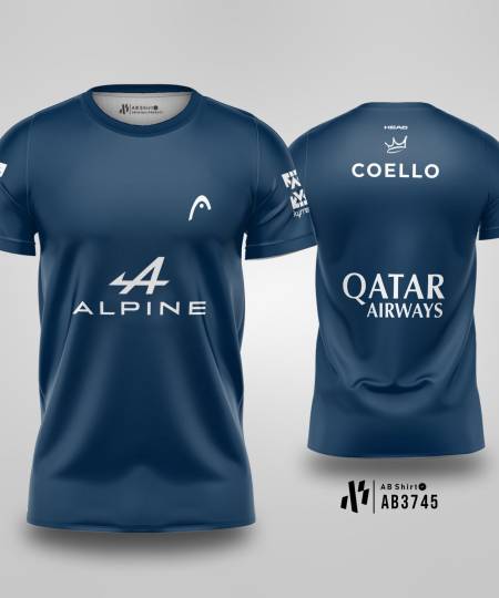 Kaos Jersey Padel Team Head Arturo Coello - Navy