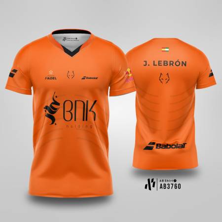 Kaos Jersey Padel Babolat Juan Lebrón 2026 Kuwait - ORANGE
