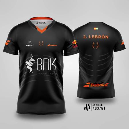 Kaos Jersey Padel Babolat Juan Lebrón 2026 Kuwait - BLACK