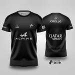 Kaos Jersey Padel Team Head Arturo Coello 2- Premier Padel - BLACK