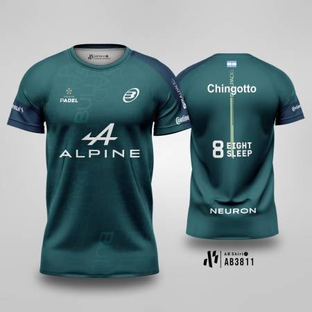 Kaos Jersey Padel Team Bullpadel ede Chingotto Premier Padel Mexico Major - Dubai - Kuwait - World's Champions 2025