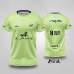 Kaos Jersey Padel Team Bullpadel 25I STONE Fede Chingotto alpine premier padel 2025 - Limon